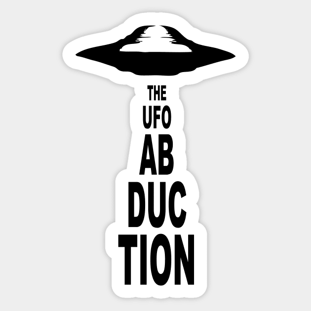 The UFO Abduction Sticker by roswellboutique